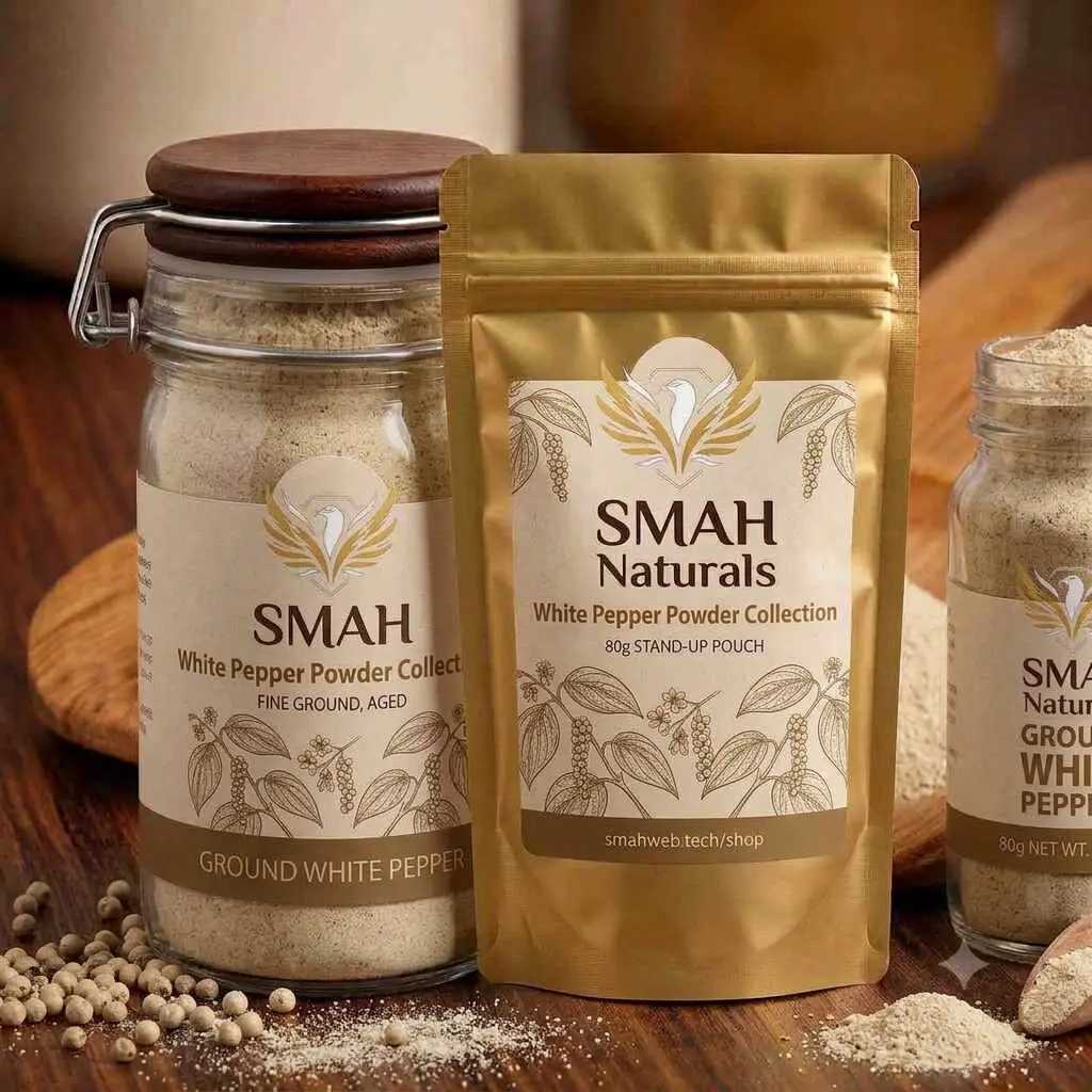 Premium White Pepper Powder (Safed Kali Mirch Powder) | Natural Spice
